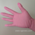 Pink nitrile beauty tattoo nitrile salon spa gloves